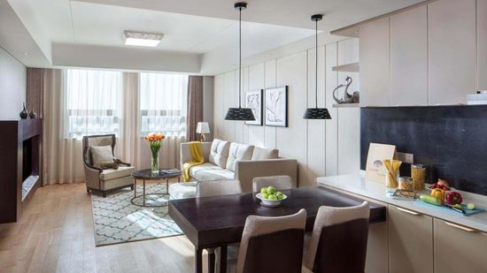 One Bedroom - Living and Dining Area