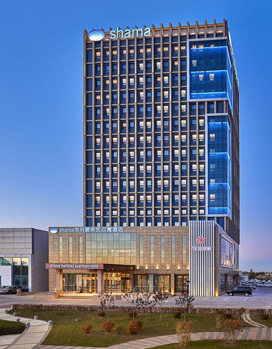 Exterior at night